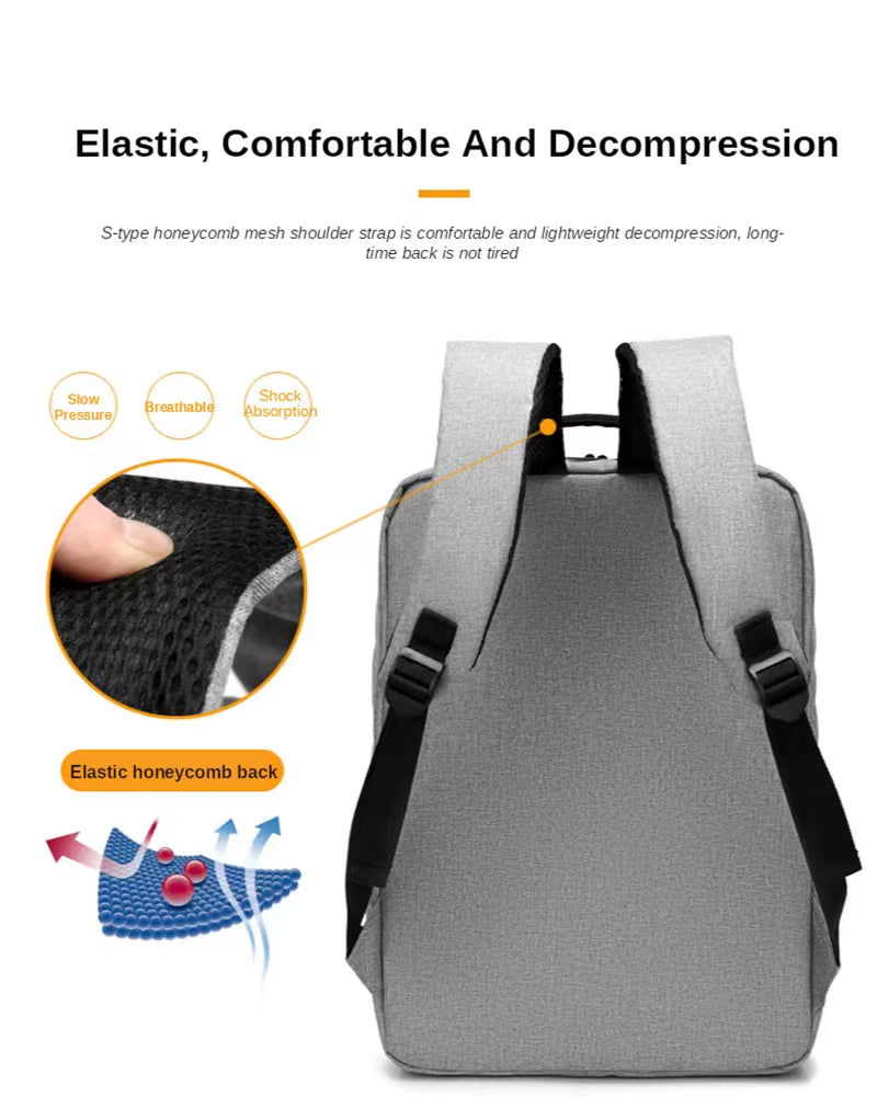 Laptop Backpack Travel Multifunctional Large Capacity Male Usb Charging Computer School Backpacks Oxford Waterproof Bag for Men